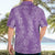 Hawaii Plumeria Lei Hawaiian Shirt Aloha Festive Vibe - Violet