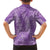 Hawaii Plumeria Lei Hawaiian Shirt Aloha Festive Vibe - Violet