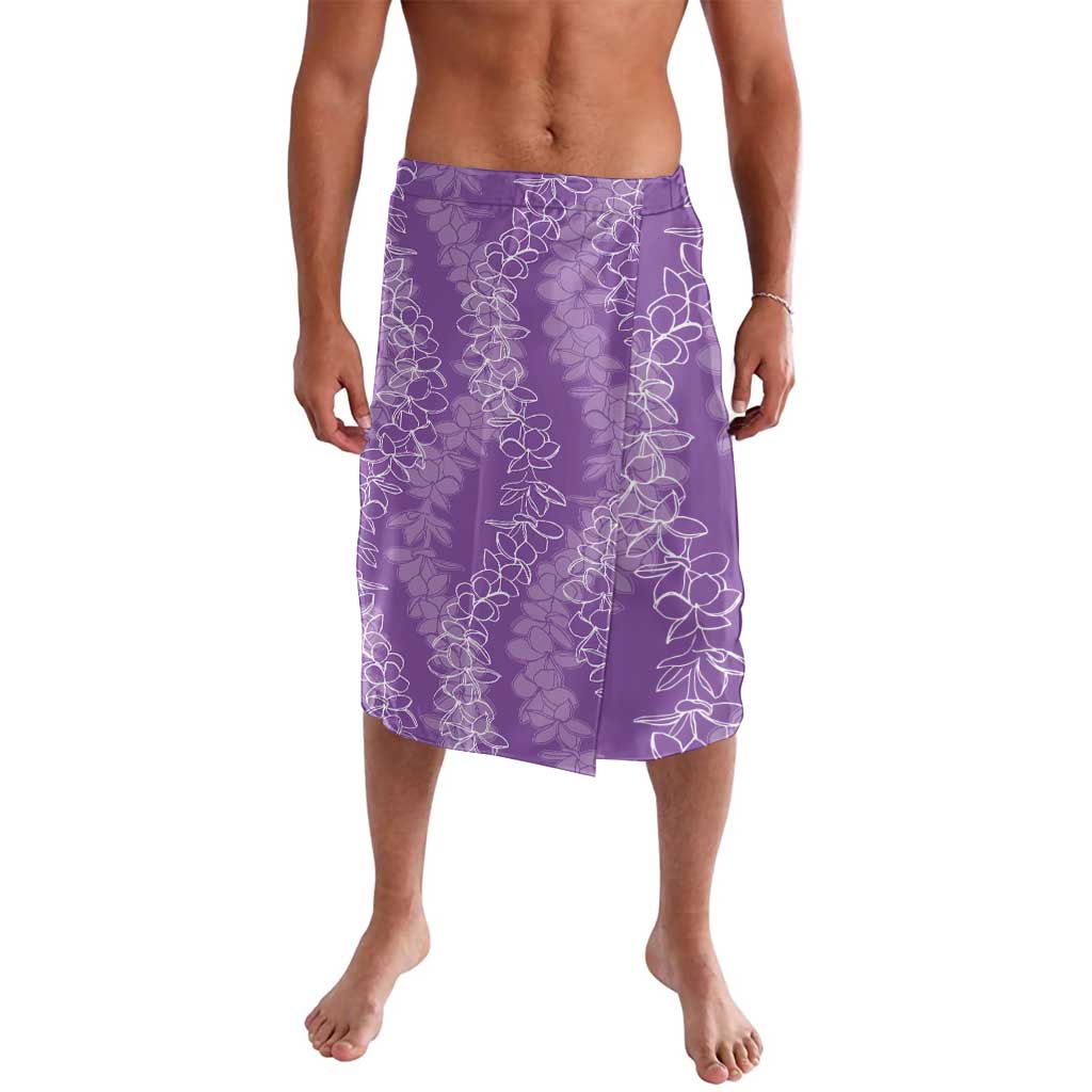 Hawaii Plumeria Lei Lavalava Aloha Festive Vibe - Violet LT7 Violet - Polynesian Pride