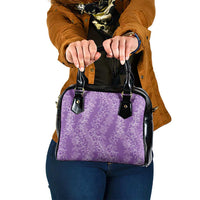 Hawaii Plumeria Lei Shoulder Handbag Aloha Festive Vibe - Violet LT7 One Size Violet - Polynesian Pride