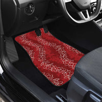 Hawaii Plumeria Lei Car Mats Aloha Festive Vibe - Crimson LT7 - Polynesian Pride