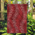 Hawaii Plumeria Lei Garden Flag Aloha Festive Vibe - Crimson