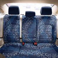 Hawaii Plumeria Lei Back Car Seat Cover Aloha Festive Vibe - Navy Blue LT7 - Polynesian Pride