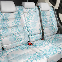 Hawaii Plumeria Lei Back Car Seat Cover Aloha Festive Vibe - Turquoise LT7 - Polynesian Pride