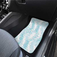 Hawaii Plumeria Lei Car Mats Aloha Festive Vibe - Turquoise LT7 - Polynesian Pride