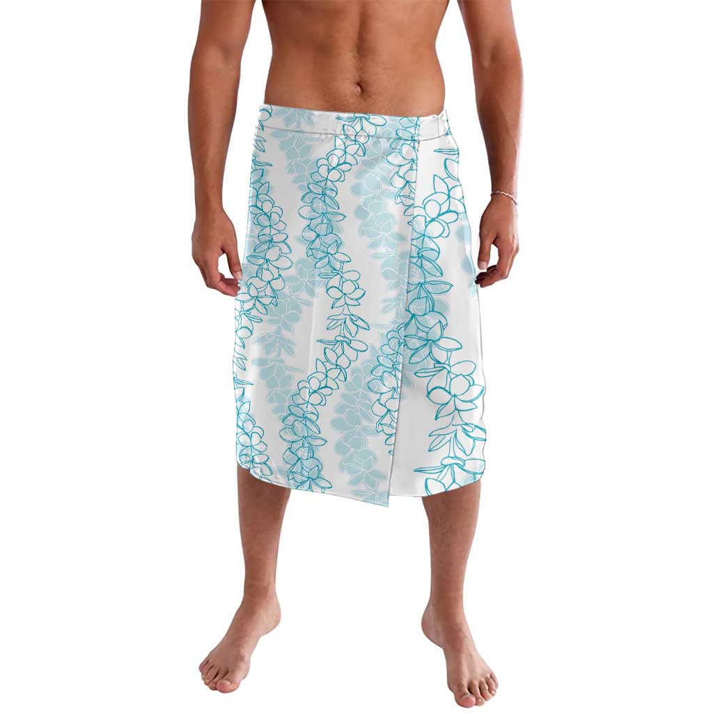 Hawaii Plumeria Lei Lavalava Aloha Festive Vibe - Turquoise LT7 Turquoise - Polynesian Pride