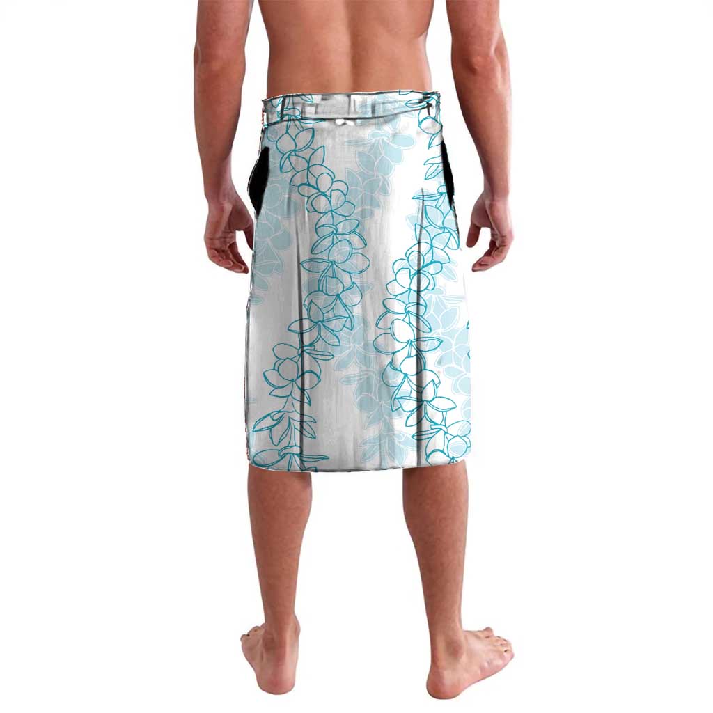 Hawaii Plumeria Lei Lavalava Aloha Festive Vibe - Turquoise LT7 - Polynesian Pride