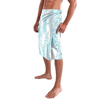 Hawaii Plumeria Lei Lavalava Aloha Festive Vibe - Turquoise LT7 - Polynesian Pride