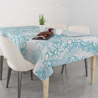 Hawaii Plumeria Lei Tablecloth Aloha Festive Vibe - Turquoise LT7 - Polynesian Pride