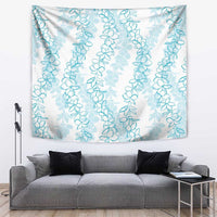 Hawaii Plumeria Lei Tapestry Aloha Festive Vibe - Turquoise LT7 Turquoise - Polynesian Pride