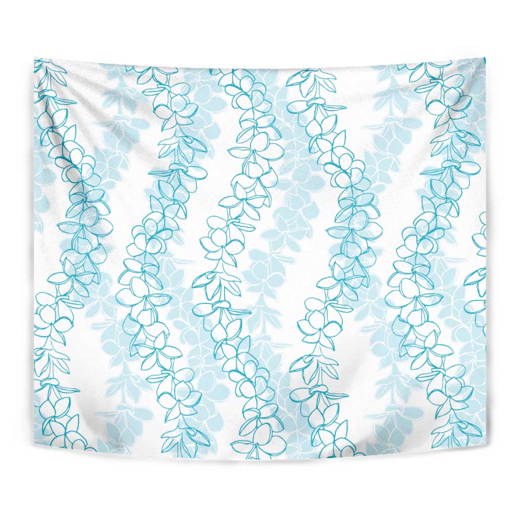 Hawaii Plumeria Lei Tapestry Aloha Festive Vibe - Turquoise LT7 - Polynesian Pride