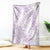 Hawaii Plumeria Lei Blanket Aloha Festive Vibe - Amethyst