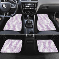 Hawaii Plumeria Lei Car Mats Aloha Festive Vibe - Amethyst LT7 Set 4pcs Amethyst - Polynesian Pride
