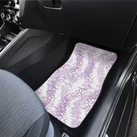 Hawaii Plumeria Lei Car Mats Aloha Festive Vibe - Amethyst LT7 - Polynesian Pride