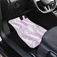 Hawaii Plumeria Lei Car Mats Aloha Festive Vibe - Amethyst LT7 - Polynesian Pride