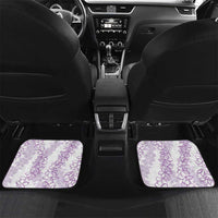 Hawaii Plumeria Lei Car Mats Aloha Festive Vibe - Amethyst LT7 Set 2pcs - Back Amethyst - Polynesian Pride