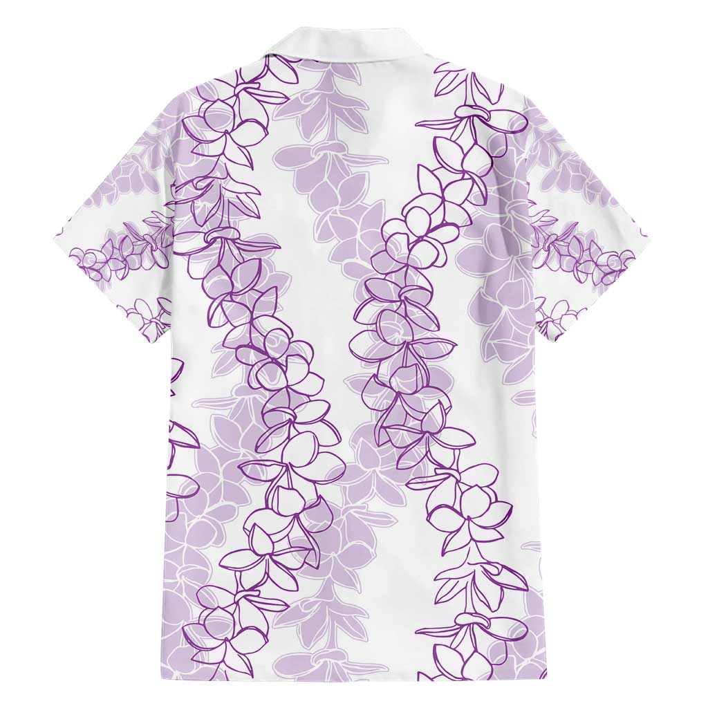 Hawaii Plumeria Lei Hawaiian Shirt Aloha Festive Vibe - Amethyst LT7 - Polynesian Pride