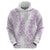 Hawaii Plumeria Lei Hoodie Aloha Festive Vibe - Amethyst