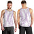 Hawaii Plumeria Lei Men Tank Top Aloha Festive Vibe - Amethyst