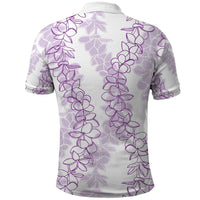 Hawaii Plumeria Lei Aloha Festive – Polo Shirt – Amethyst LT7 - Polynesian Pride