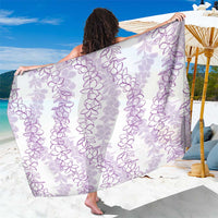Hawaii Plumeria Lei Sarong Aloha Festive Vibe - Amethyst LT7 One Size 44 x 66 inches Amethyst - Polynesian Pride