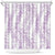 Hawaii Plumeria Lei Shower Curtain Aloha Festive Vibe - Amethyst