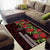 Hawaii Mele Kalikimaka Kakau Area Rug I'iwi Bird on Ohia Lehua