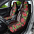 Hawaii Mele Kalikimaka Kakau Car Seat Cover I'iwi Bird on Ohia Lehua