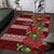 Hawaii Christmas Mele Kalikimaka Area Rug I'iwi Bird on Ohia Lehua