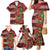 Hawaii Christmas Mele Kalikimaka Family Matching Mermaid Dress and Hawaiian Shirt I'iwi Bird on Ohia Lehua