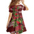 Hawaii Christmas Mele Kalikimaka Family Matching Off Shoulder Short Dress and Hawaiian Shirt I'iwi Bird on Ohia Lehua