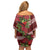 Hawaii Christmas Mele Kalikimaka Family Matching Off Shoulder Short Dress and Hawaiian Shirt I'iwi Bird on Ohia Lehua