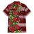 Hawaii Christmas Mele Kalikimaka Family Matching Puletasi and Hawaiian Shirt I'iwi Bird on Ohia Lehua