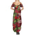 Hawaii Christmas Mele Kalikimaka Summer Maxi Dress I'iwi Bird on Ohia Lehua