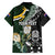 Custom South Africa Mix New Zealand Rugby 2023 Family Matching Long Sleeve Bodycon Dress and Hawaiian Shirt World Cup Greatest Rivalry LT7 - Polynesian Pride