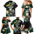 Custom South Africa Mix New Zealand Rugby 2023 Family Matching Mermaid Dress and Hawaiian Shirt World Cup Greatest Rivalry LT7 - Polynesian Pride