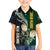 Custom South Africa Mix New Zealand Rugby 2023 Family Matching Off Shoulder Short Dress and Hawaiian Shirt World Cup Greatest Rivalry LT7 Son's Shirt Black Green - Polynesian Pride