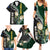 Custom South Africa Mix New Zealand Rugby 2023 Family Matching Summer Maxi Dress and Hawaiian Shirt World Cup Greatest Rivalry LT7 - Polynesian Pride