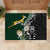 Custom South Africa Mix New Zealand Rugby 2023 Rubber Doormat World Cup Greatest Rivalry LT7 - Polynesian Pride