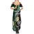 Custom South Africa Mix New Zealand Rugby 2023 Summer Maxi Dress World Cup Greatest Rivalry LT7 - Polynesian Pride