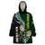 Custom South Africa Mix New Zealand Rugby 2023 Wearable Blanket Hoodie World Cup Greatest Rivalry LT7 One Size Black Green - Polynesian Pride