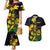 New Caledonia Kanaky Personalized Couples Matching Mermaid Dress and Hawaiian Shirt Fleche Faitiere - Plumeria