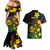 New Caledonia Kanaky Personalized Couples Matching Mermaid Dress and Hawaiian Shirt Fleche Faitiere - Plumeria