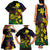 New Caledonia Kanaky Personalized Family Matching Tank Maxi Dress and Hawaiian Shirt Fleche Faitiere - Plumeria