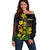 New Caledonia Kanaky Personalized Off Shoulder Sweater Fleche Faitiere - Plumeria