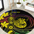 New Caledonia Kanaky Personalized Round Carpet Fleche Faitiere - Plumeria