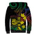 New Caledonia Kanaky Personalized Sherpa Hoodie Fleche Faitiere - Plumeria