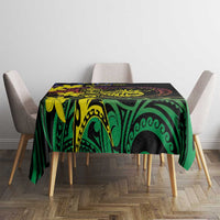 New Caledonia Kanaky Personalized Tablecloth Fleche Faitiere - Plumeria LT7 - Polynesian Pride