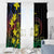 New Caledonia Kanaky Personalized Window Curtain Fleche Faitiere - Plumeria