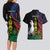 New Caledonia Kanaky Personalized Couples Matching Long Sleeve Bodycon Dress and Hawaiian Shirt Fleche Faitiere Mix Kagu